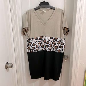 Boutique T-shirt style dress
